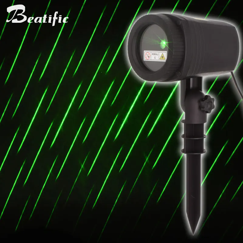 Motion kerstverlichting Meteor shower Laser Lights Outdoor Garden Lawn ...