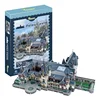 Educational Toys Famous Architecture Model 3D Jigsaw Puzzles For Adults Osaka Peles Bran Castle Las Ventas Toys For Children 4