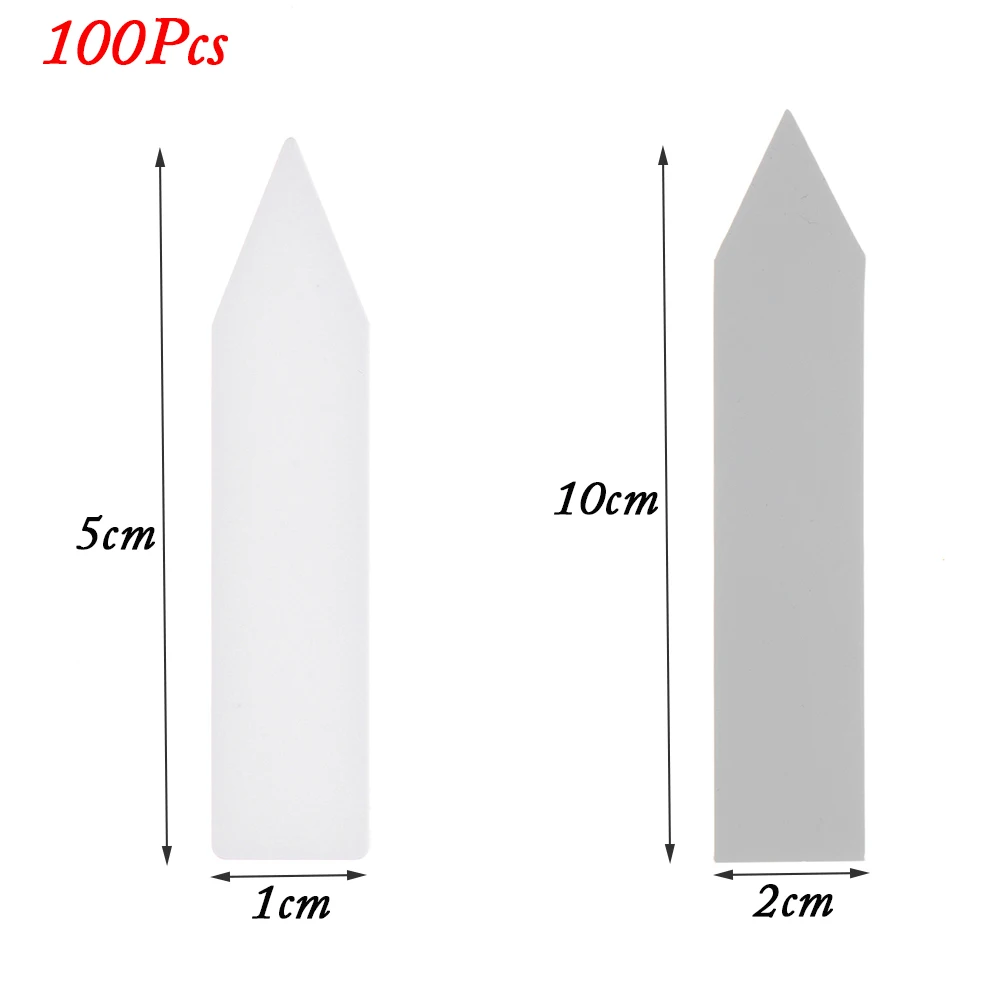 100 шт./упак., Новое поступление, мини-пластиковая этикетка для семян растений, сигнальные флажки для горшков, Заводские Детские Водонепроницаемые садовые теги, инструмент