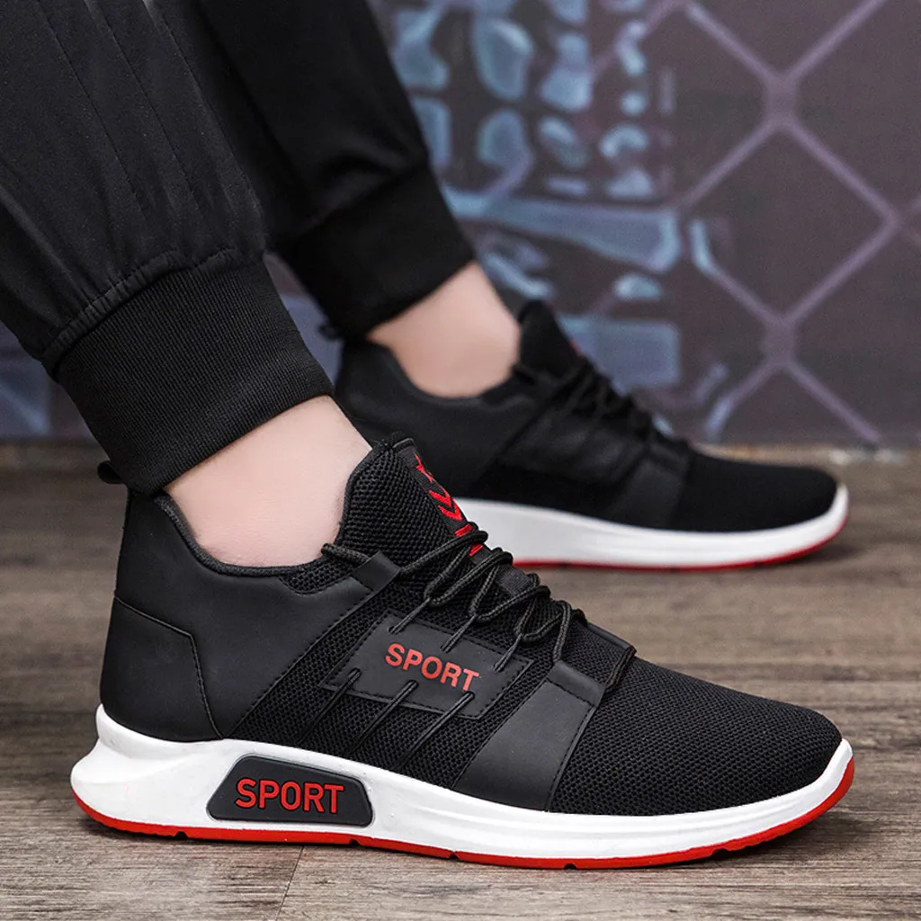 Мужские кроссовки Летние с сетчатым ремешком Zapatillas Deportivas Hombre Дышащая