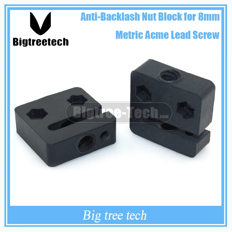 

Openbuilds C-beam Printer Anti-Backlash Nut Block for 8mm Metric Acme Lead Screw CNC 3D Printer Hardwares Parts 3D0273