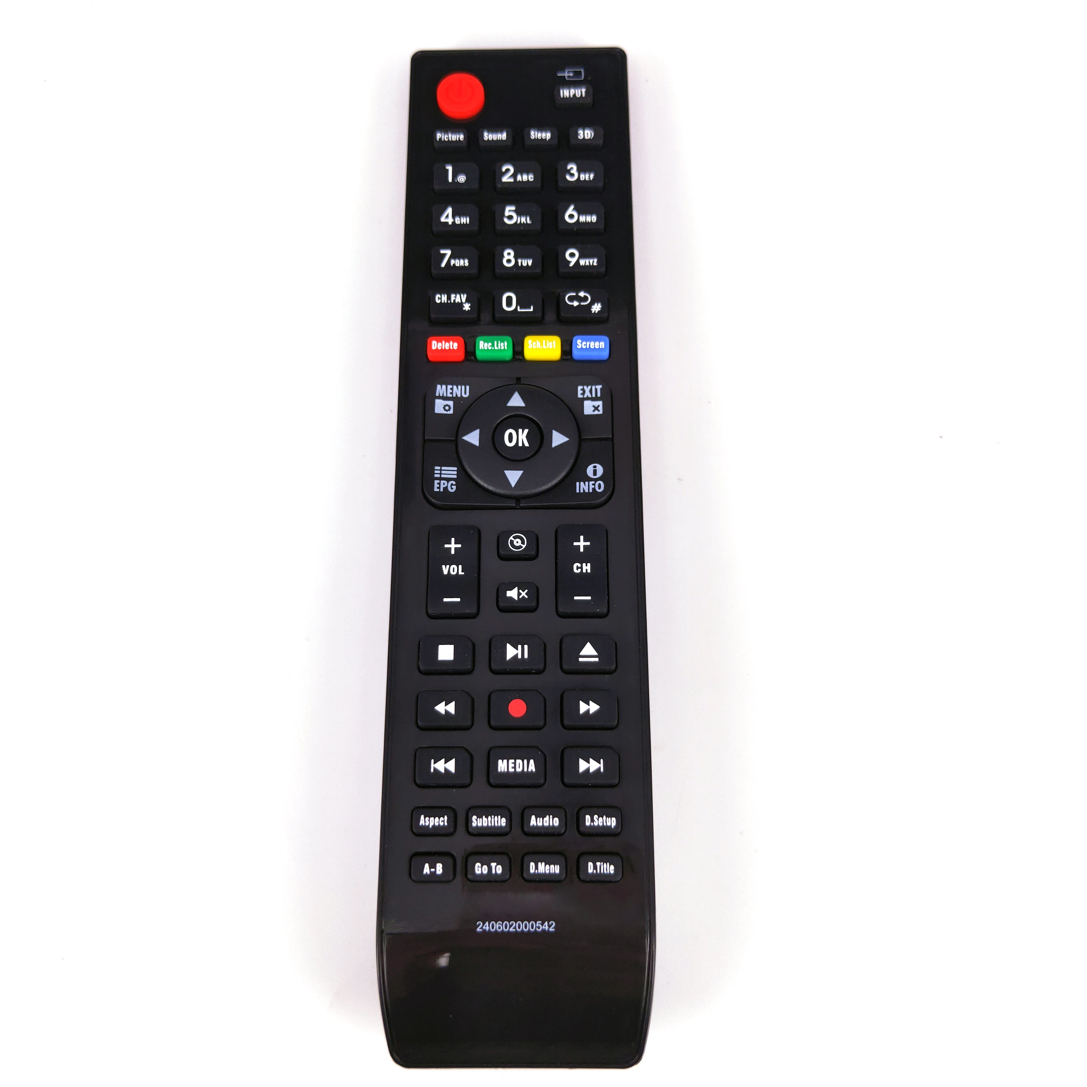 

Brand New Original for TEAC TV Remote Control 240602000542 for LEV32A1FHD LEV32GD3HD Fernbedienung