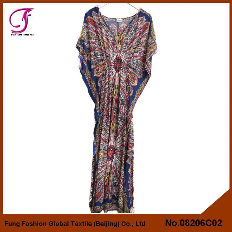 long cotton kaftan