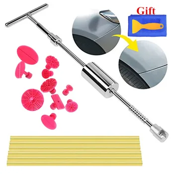 pdr hammer Car Dent Repair Tools car Dent Lifter Paintless Removal Kit PDR Puller Slide Hammer Glue Puller Tabs free gift whdz pdr tools slide hammer with puller tabs dent removal repair tool paintless kits glue puller sets