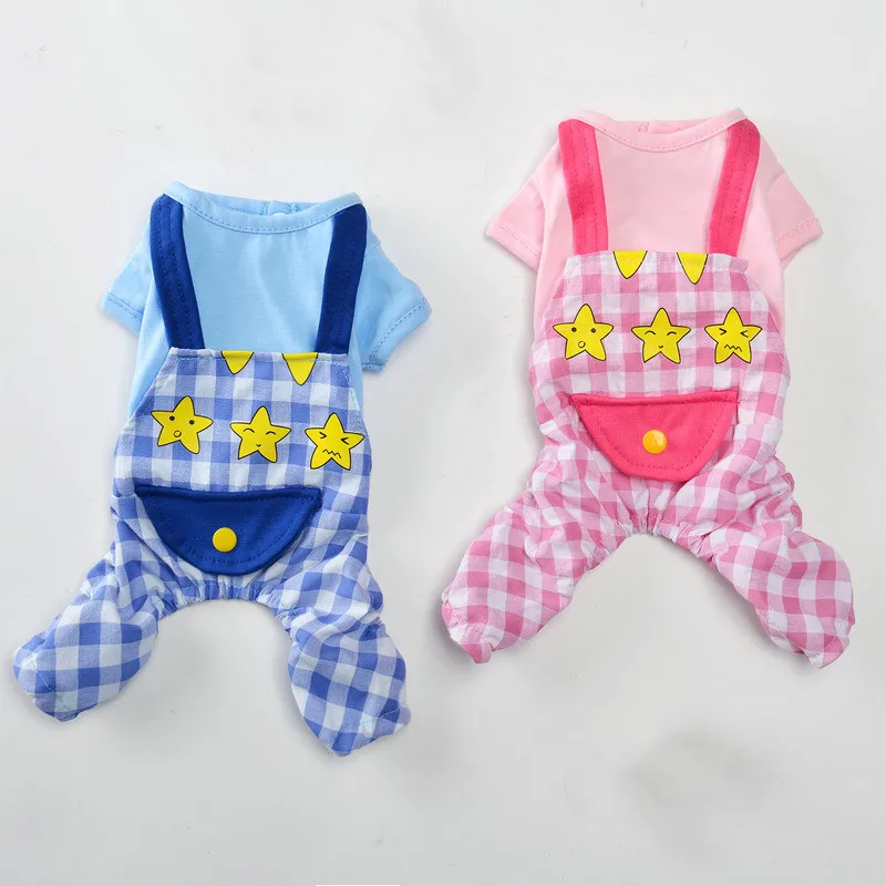 2019 New Dog Four-legged Clothes Summer Small Dog Spring Teddy Cute Light Style Pet Short Sleeve Shirt 2019 New Dog Four-legged Clothes Summer Small Dog Spring Teddy Cute Light Style Pet Short Sleeve Shirt