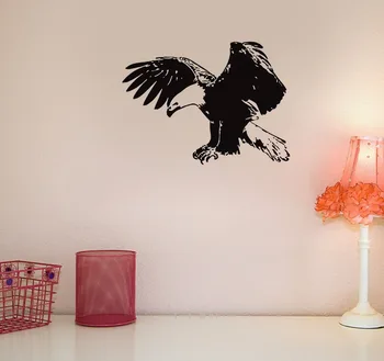 

Vinyl Most Popular Animal Birds Wall Decal Removable Flying Eagle Wall Stickers for Kids Room Living Room Home Decor