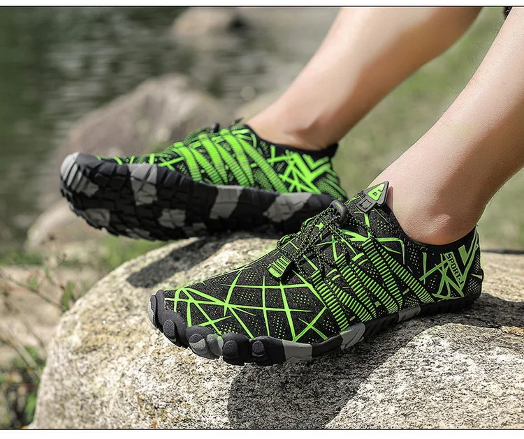 Дышащая Уличная обувь для плавания; обувь для альпинизма для мужчин и женщин; нескользящая прогулочная обувь для рыбалки и пляжная обувь