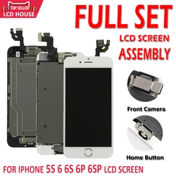 AAA Full Set Assembly LCD Display for iPhone 5S 6 6S Plus 6P 6SP Touch Screen Digitizer Complete Replacement with Front Camera