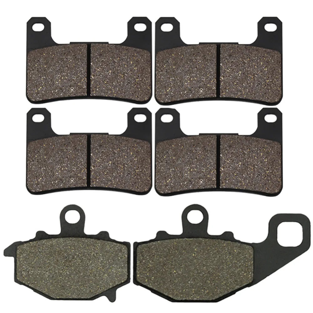 Cyleto Motorcycle Front and Rear Brake Pads for Kawasaki Z 1000 Z1000
