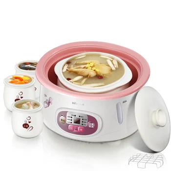 

Bear 220V Electric Slow Cooker Ceramic Water Timer Reservation A Pot Of Four Bile