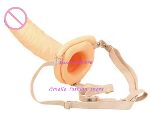 Fetish Us Sex Tissues Products Strap On dildo Hollow Penis Sleeve Adult Products Sex Toys for Couples ,Men Penis Enlargement