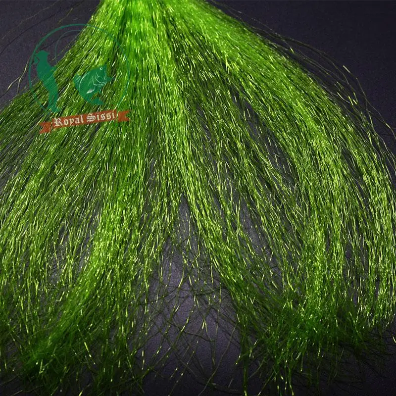 Королевский Sissi 10 цветов Ассортимент прочных волнистых нейлоновых волокон обманщики crazy charlie мухи соленой воды стримеры материалы для завязывания мух