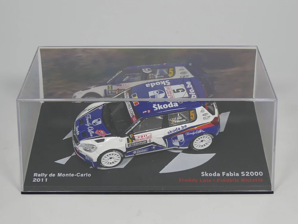 ALTAYA MODELO SKODA FABIA S2000 RALLY DE MONTE CARLO 2011 COCHE 1//43