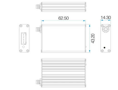 2 шт./лот SV612-433 МГц ttl/RS232/RS485 Интерфейс 470/868/915 МГц Беспроводной радиочастотный передатчик и приемник модуль