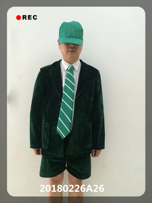 Angus Young Cosplay Costume School Boy Uniform Men's Suit Coat Suit