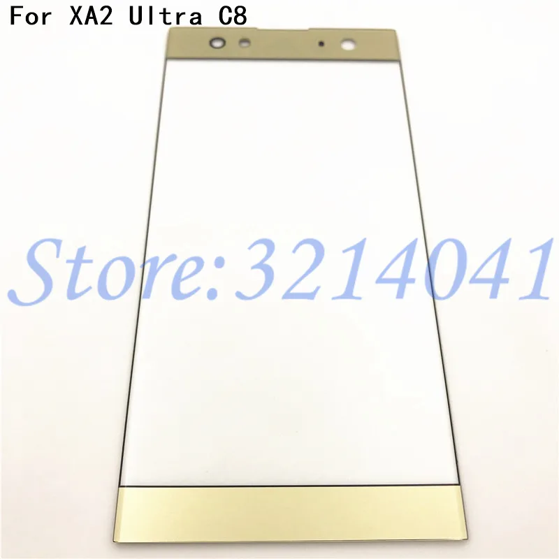 

Good quality Original 6.0 inches For Sony Xperia XA2 Ultra C8 Glass Front Outer Glass Lens Touch Screen Panel+Logo