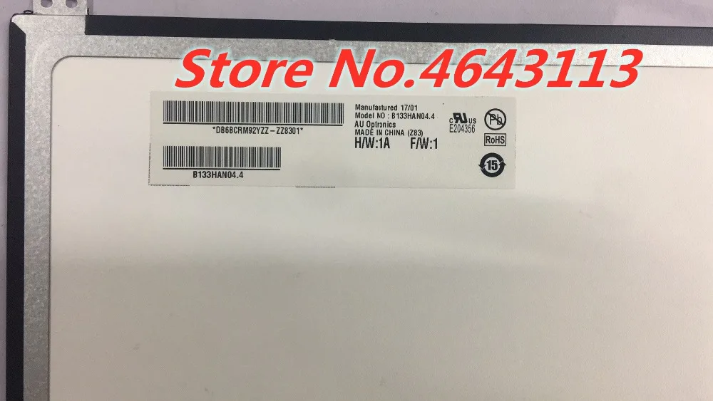 B133HAN04.4 13,3 дюймов 1920*1080 lcd-дисплей для ноутбука экран