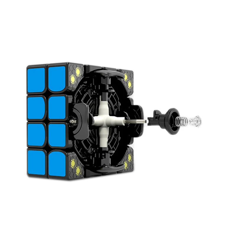 Cubos de Velocidade Brinquedo das Crianças 4 por 4 Cubo Magnético 4x4 Mágica 4x4x4 Velocidade Gan460m Magico Quebra-cabeça Profissional Gan 460 m 8 de velocidade mágica 4x4x4 gan 460 m