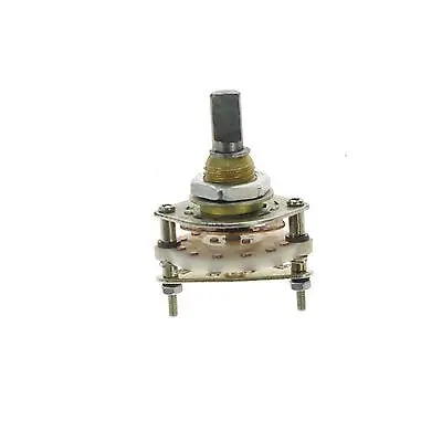 (1)1 contact 9 positions Wave-band Rotary Switch 1 Deck Ceramic Rotate 8 times