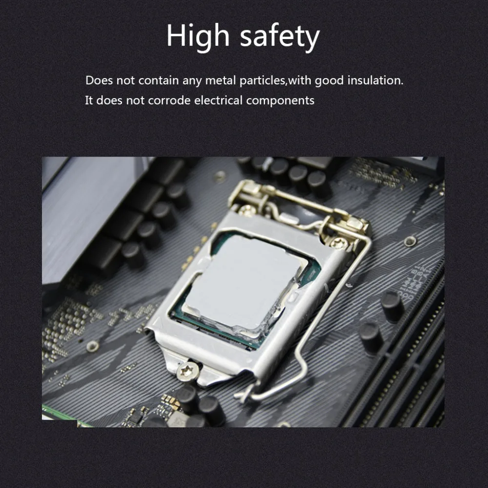 ZF-12 12 W/mk عالية الأداء الحراري موصل الشحوم لصق AMD معالج داخلي CPU GPU مسند تبريد للاب توب مدمج به مكبر صوت مروحة مجمع غرفة تبريد