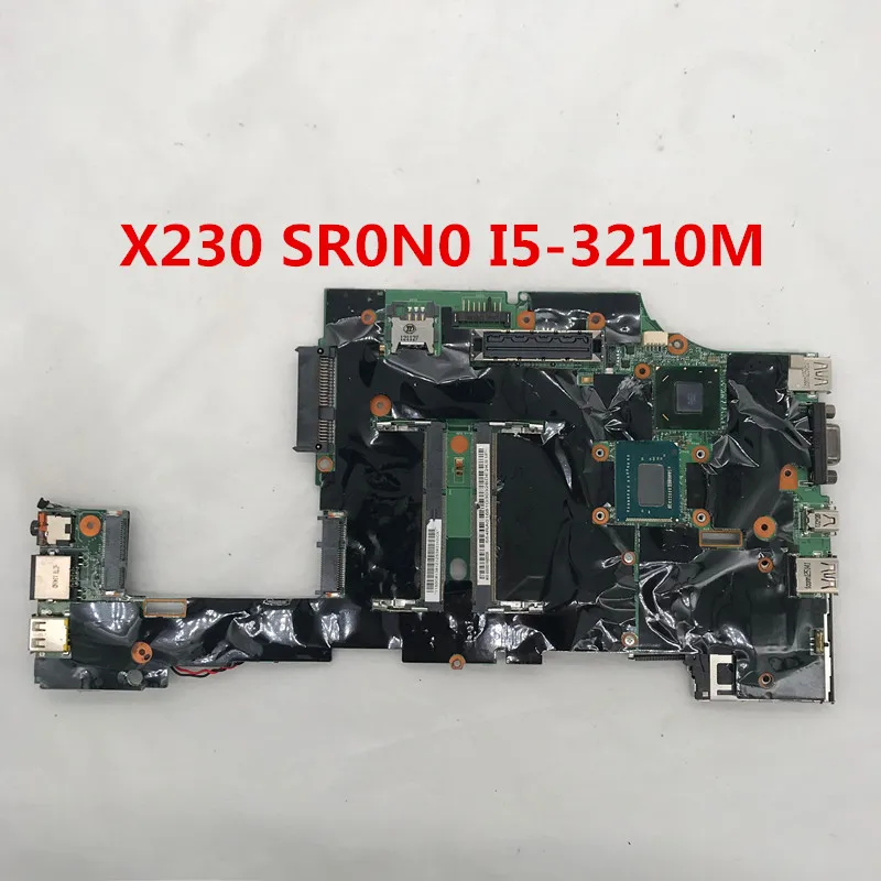 Free shipping for X230 Laptop Motherboard With SR0N0 I5-3210M CPU DDR3 placa madre 100% Full Tested | Компьютеры и офис