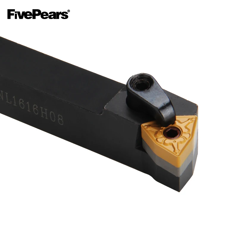 

FivePears MWLNR1616H08/MWLNL2020K08 Toolholder External Turning Tool Holder CNC Lathe Arbor