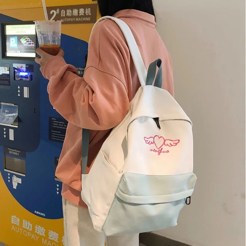 Women Canvas Backpack Bagpack Designer Student Canvas casual Back Pack School Bagpack For Teenagers Backpacks Bookbags