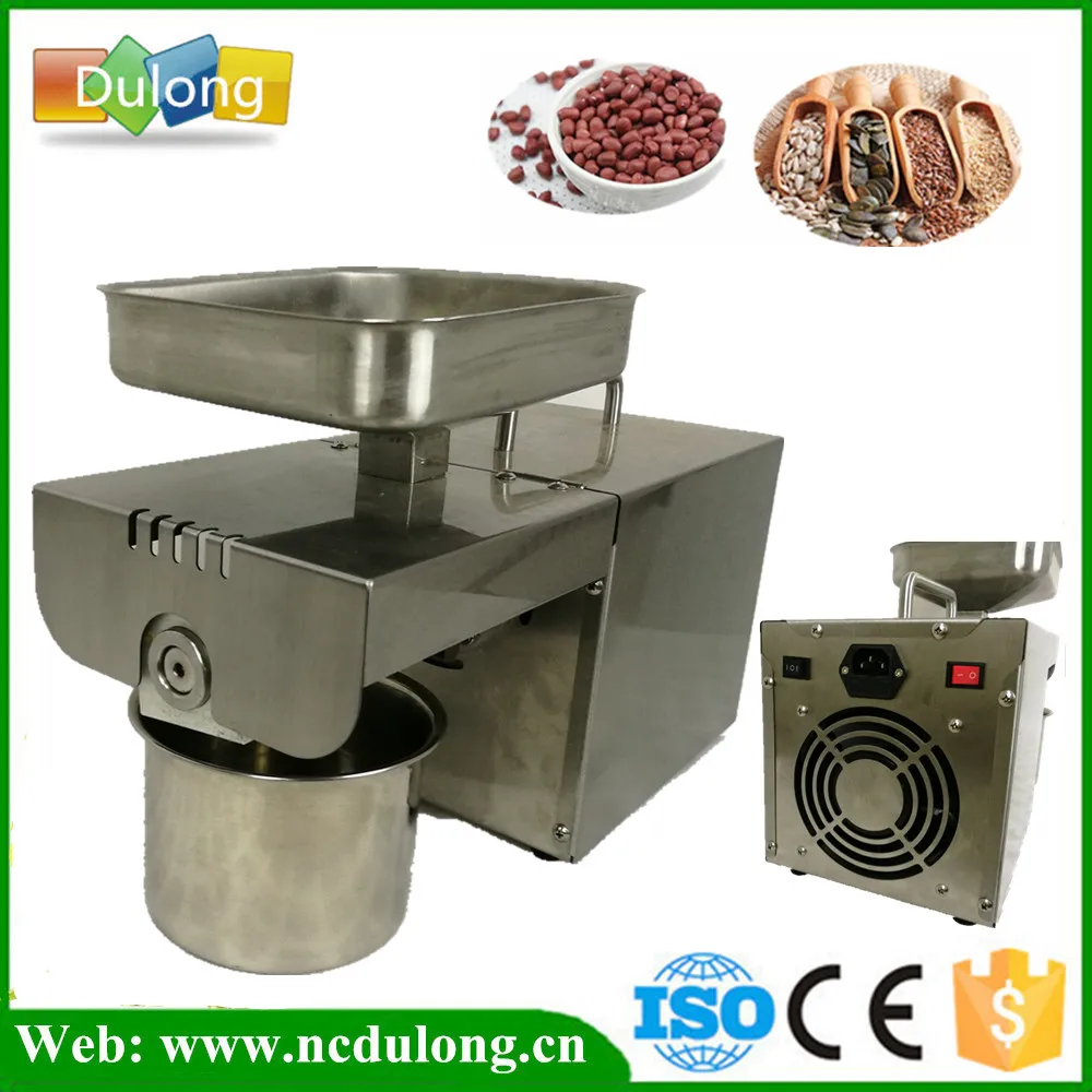 Stainless steel Cold Pressed Oil Mill Machinery, Mini Oil Expeller