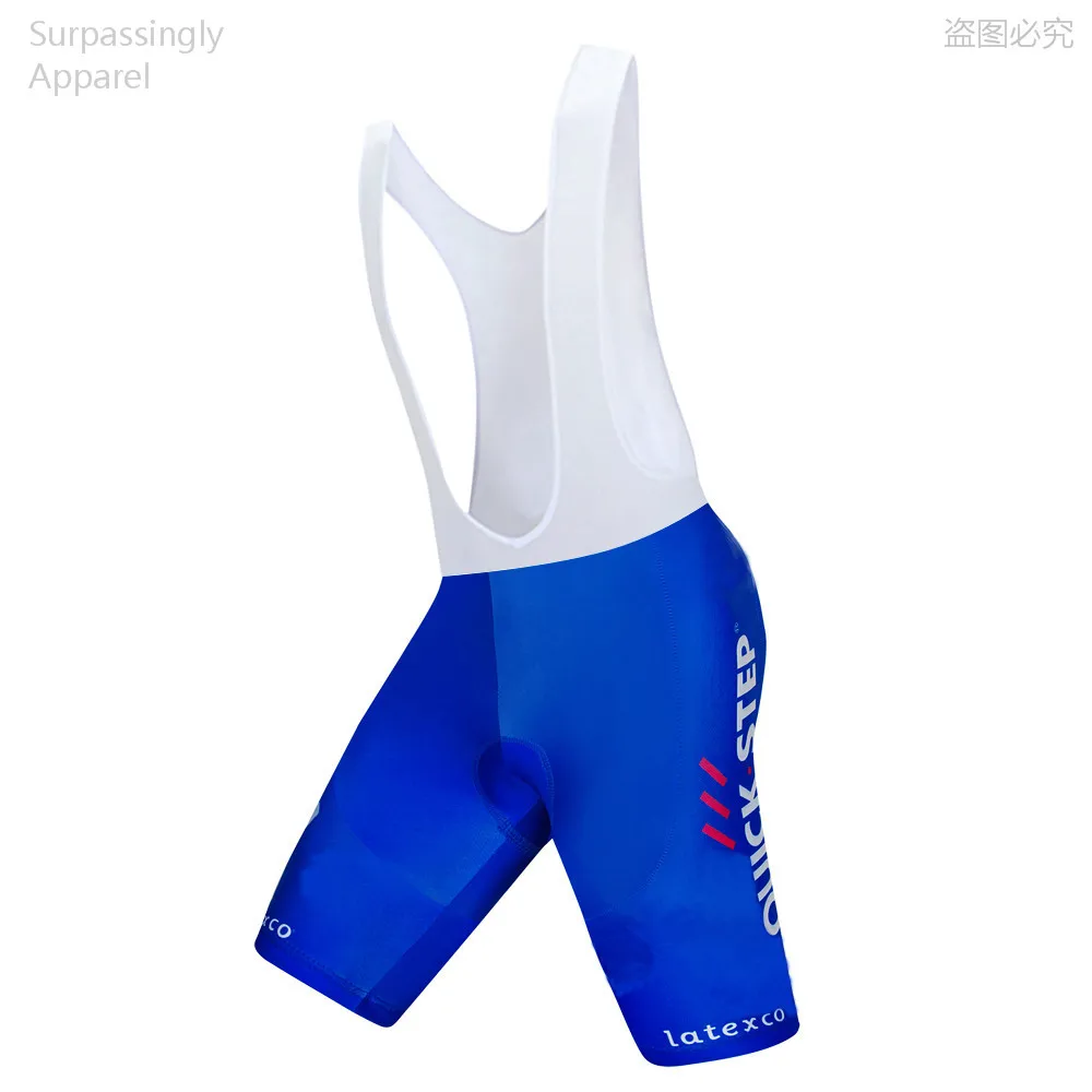 Pro Blue Team Quick Step мужские летние шорты комбинезон с для велоспорта велосипедные