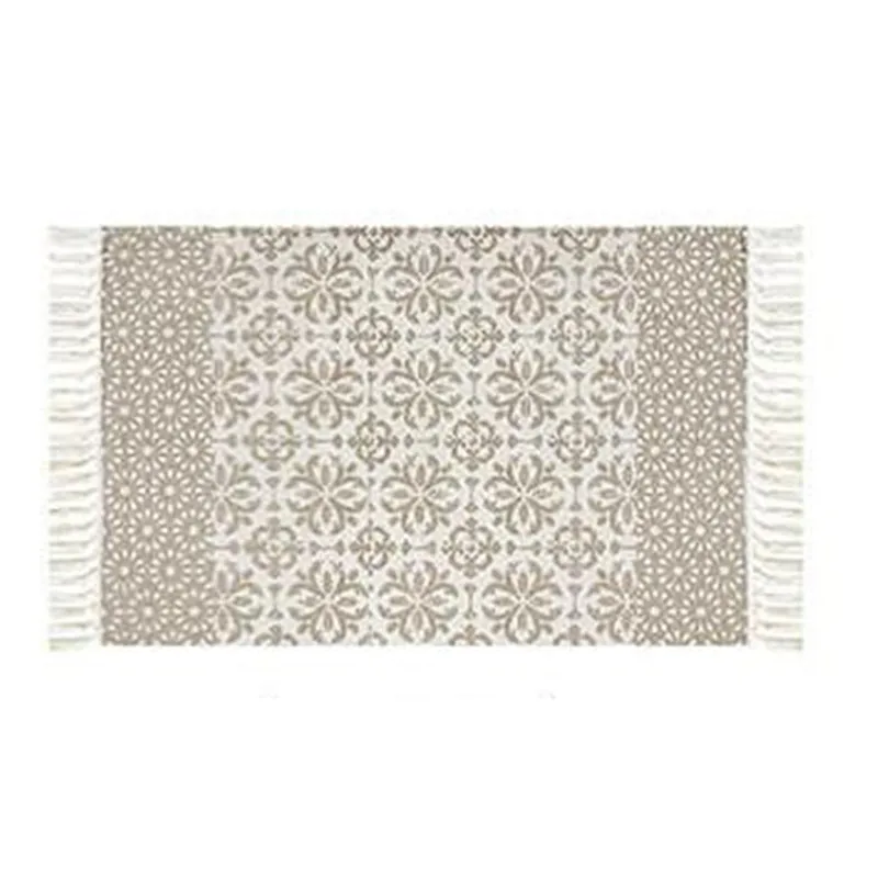 

Nordic Style Rhombus Carpets For Sofa Living Room Bedroom Rug Yarn Dyed Sofa Cotton Blanket Multifunction Rug Tapestry Bedspread