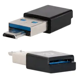 5 Гбит/с супер Скорость USB 3,0 Card Reader адаптер высокое Скорость OTG SD/SDXC TF для компьютера мобильного телефона