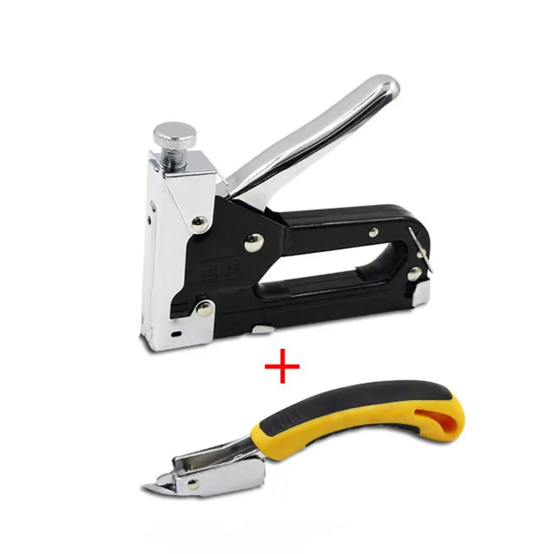 Heavy Duty Rapid Upholstery Hand Staple Nail Tacker Stapler Gun Setin