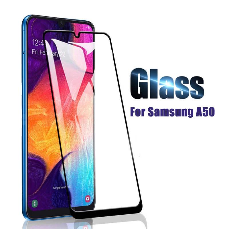 Защитное стекло для Samsung Galaxy A50 A505F закаленное защитное A 50 50A SM A505F|Защитные стёкла