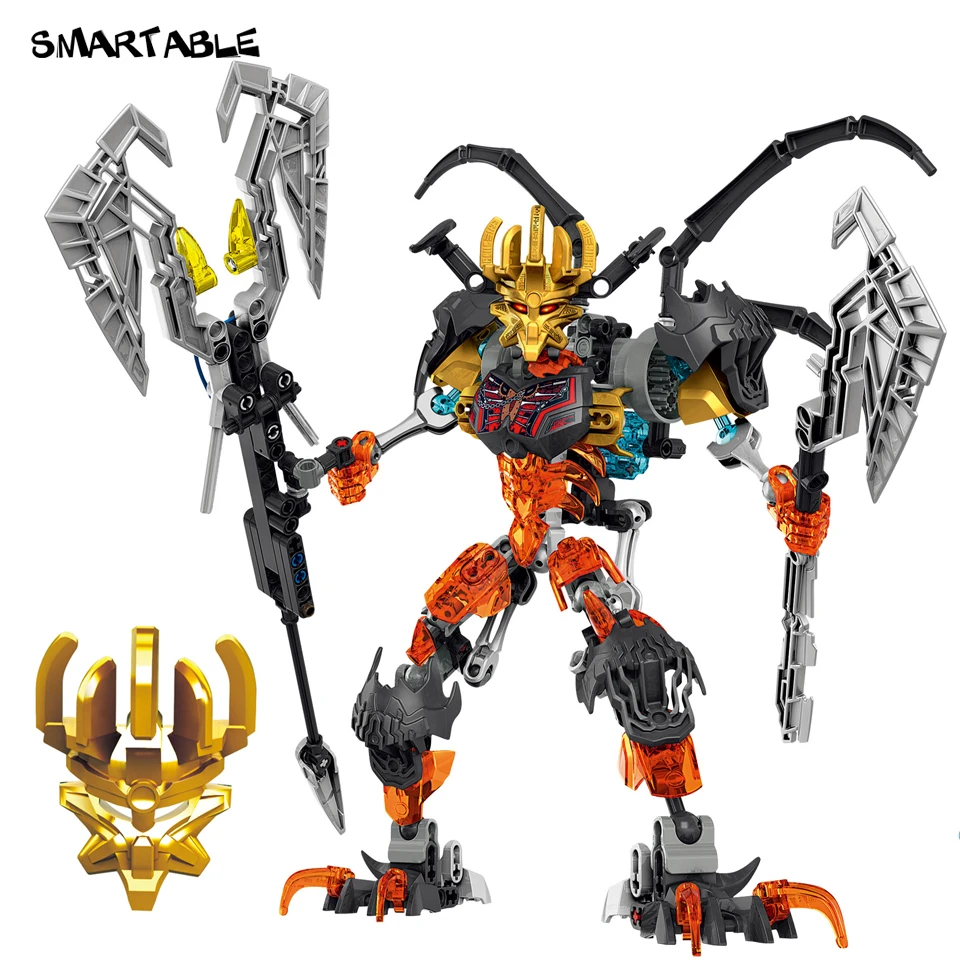 Smartable BIONICLE скелет маска King фигурки строительные блоки, игрушки для мальчиков с рисунком из мультфильма совместим со всеми самых лучших брендов, BIONICLE подарок 279 шт./компл