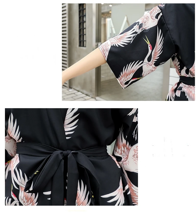 Японское кимоно, кимоно юката, кардиган, модная блузка для женщин,, длинный рукав, кардиган хаори, кимоно в традиционном стиле, платье KK001