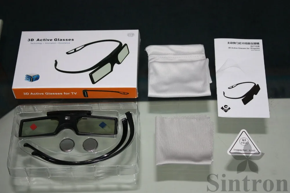 [Sintron]2X 3D Bluetooth затвор активные очки для 2012 2013 2014 2015 Samsung Panasonic Sony 3DTV Универсальный