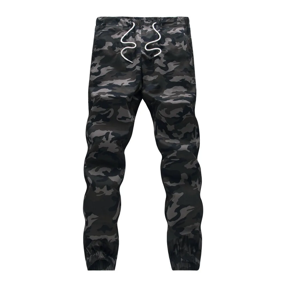 Tanie M 5X 2020 męskie Jogger jesień ołówkowe spodnie haremki męskie spodnie wojskowe moro luźne wygodne spodnie cargo Camo Joggers