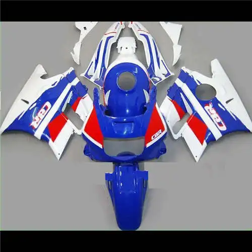 CBR600 F2 Обтекатели для 1991 1992 1993 1994 CBR600F2 91 92 93 94 Обтекатель тела комплект синий белый