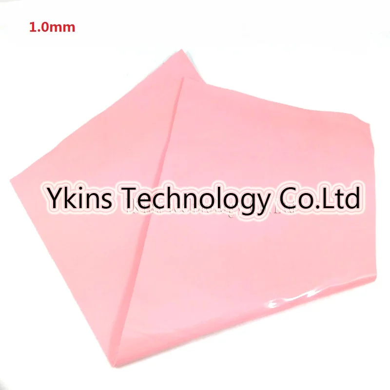 

Free shipping Pink Silicone Thermal Pad Cooling for CPU GPU VGA Chip Heatsink High thermal conductivity 3.8w/m.K 400*200*1.0mm