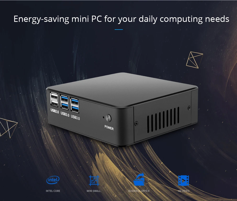 I7 Мини ПК Windows 10 8GB ram мини компьютер процессор Core i3 5005U процессор HTPC Komputer tv BOX 4* USB Wi-Fi Hdmi Micro PC