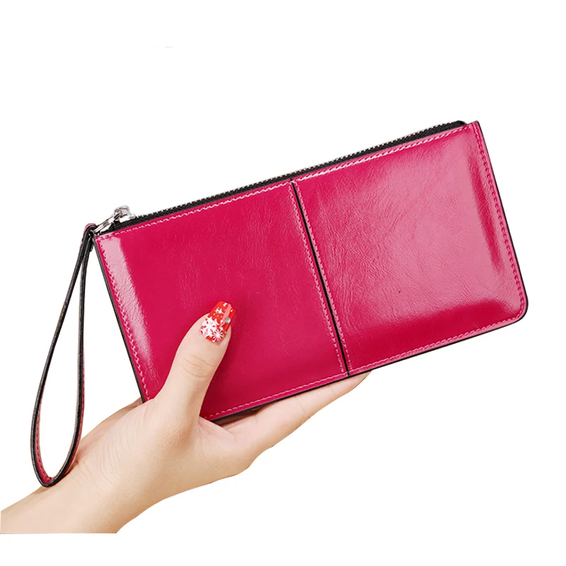 

Women Purse Leather Wallet Female Long Coin Purse Design Clutch Casual Lady Cash Card Hand Bag Luxury Brand Wallet Women