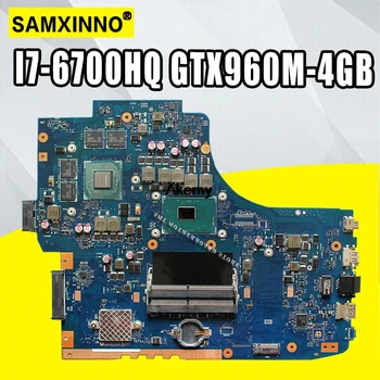 

Akemy For Asus GL752VW GL752VL GL752V GL752 laptop motherboard CPU I7-6700HQ GTX960M-4GB original mainboard exchange!