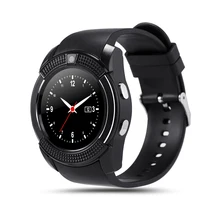 Bluetooth Smart Watch V8 Uhr Mit SIM-TF-KARTE Sync Notifier Smartwatch Für IOS Android Runde Uhr PK DZ09 GT08 Sportuhr
