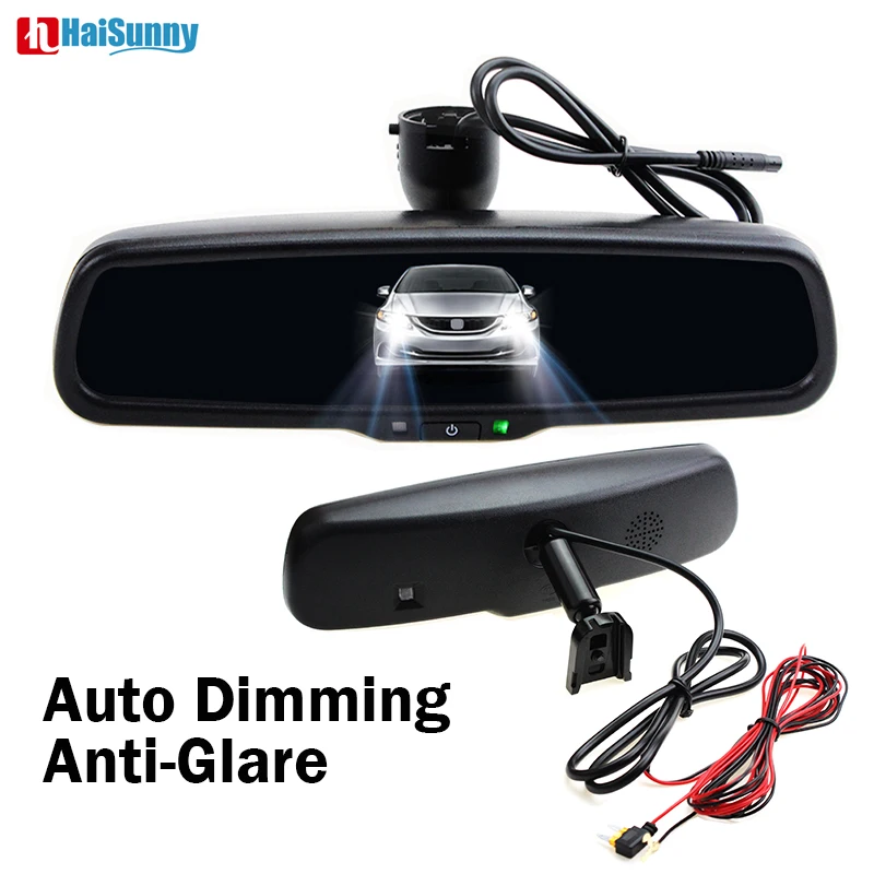 

HaiSunny Auto Anti-highlight Car Interior Rear View Mirror with Special Bracket For Honda CRV CIVIC Toyota Hyundai Kia VW Ford