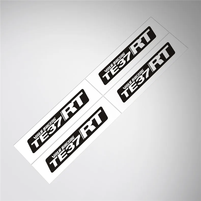 

4x Car Styling Vinyl Decals Vehicle Auto Tyre Wheel Stickers for VOLK RACING Te37RT Wheels RT