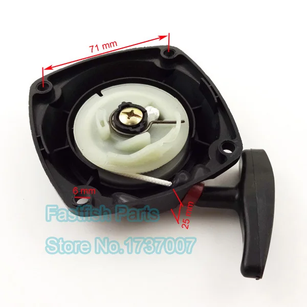 40 5 Start Recoil Pull Starter Go Ped Gsr40 TS G43L для двигателя 2 тактный 43cc газовый скутер goped