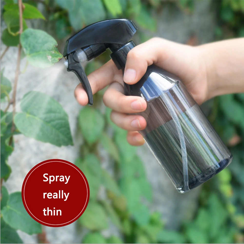 

300ML Watering Can Plastic Spray Bottles For Flowers Hairdressing Transparent Pressure Gardening Plant Moisturizing Tool