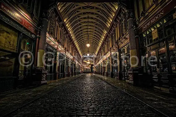 

Harry Potter Alley backdrop Vinyl cloth High quality Computer print party backgrounds