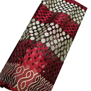 

Aso ebi french lace fabrics 2019 african tulle lace fabric wine gold french lace embroidery fabric for sewing dresses