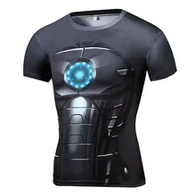 Grntamn аниме фильм Лига Легенд черный капитан Лето Для мужчин; короткий рукав спортивная футболка